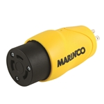 Marinco S15-30 Locking Connector 30A 125V & Straight Blade Plug 15A 125V | Blackburn Marine Dock & Marine Shore Power